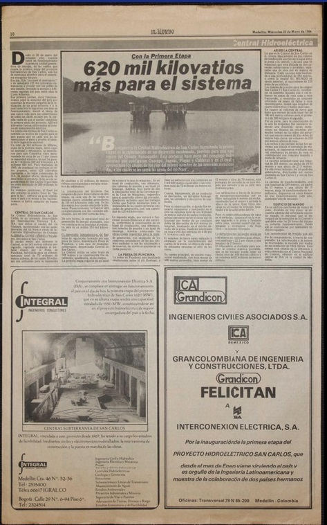 El Mundo, Medellin, 1984.05.23, p. 10
